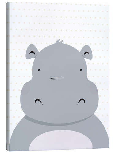 Canvas print Hippo