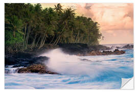 Vinilo para la pared Isla Grande, Hawaii