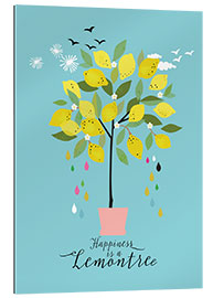 Gallery print Happiness is a lemon tree (English)