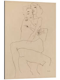 Magnettafel Paar umarmt