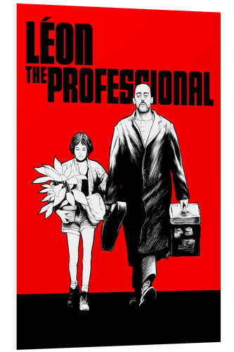 Foam board print Léon the professional