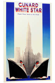 Foam board print Cunard White Star