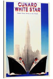 Magnettafel Cunard White Star (englisch)