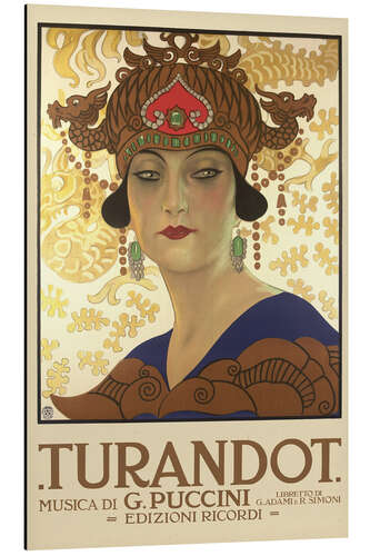 Aluminium print Turandot (Italiaans)