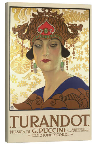 Canvas print Turandot (Italiaans)