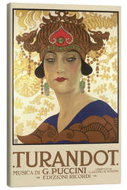 Canvas print  Turandot (Italiaans) - Leopoldo Metlicovitz