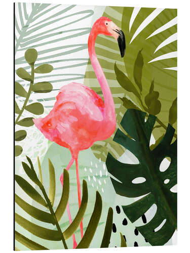 Alubild Flamingo-Wald II