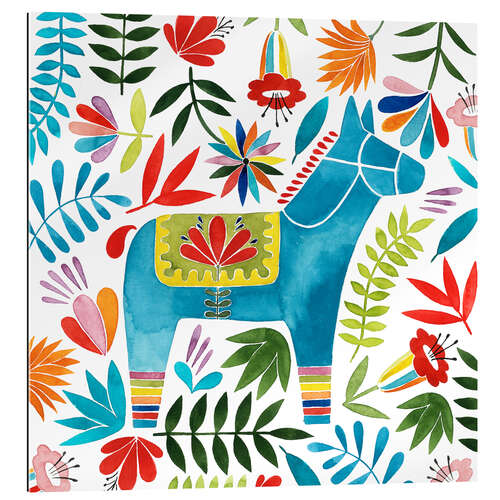 Gallery print Blue Dala Horse