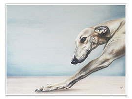 Wall print  Whippet - Victoria Coleman
