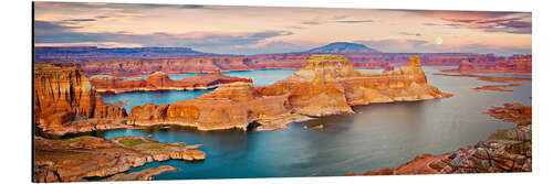 Aluminium print Lake Canyon