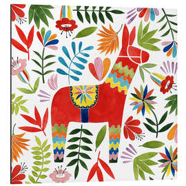 Magnettafel Rotes Lama