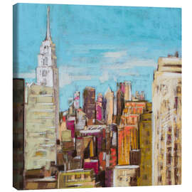 Canvas print City color I