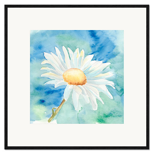 Gerahmter Kunstdruck Gänseblümchen II