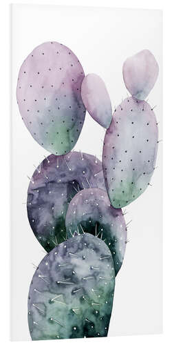 PVC print Violet cactus I