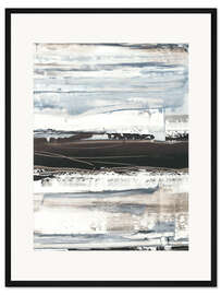 Gerahmter Kunstdruck Eisiger Horizont II