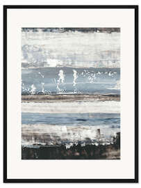 Gerahmter Kunstdruck Eisiger Horizont I