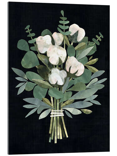 Acrylic print Paper bouquet I