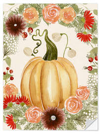 Wandsticker Roter Herbst II