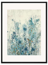 Gerahmter Kunstdruck Blauer Frühling
