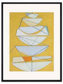Gerahmter Kunstdruck Abstrakte Segel II