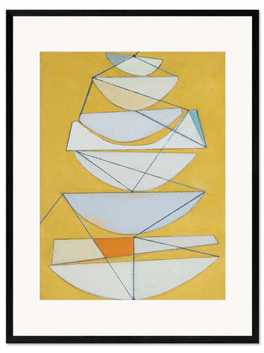 Framed art print Abstract sails II