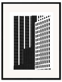 Gerahmter Kunstdruck New York I