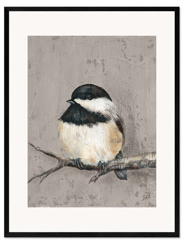 Framed art print Winter bird IV