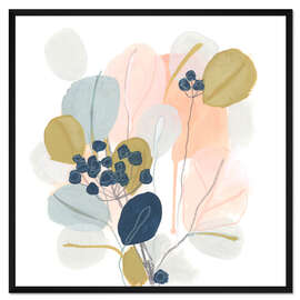 Gerahmter Kunstdruck Blumen-Masurka III
