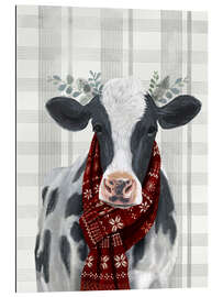 Gallery print Christmas Cow I