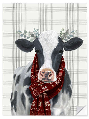 Sisustustarra Christmas Cow I