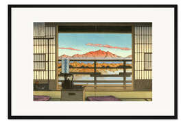 Framed art print Morning at Hot Spring Resort in Arayu - Kawase Hasui