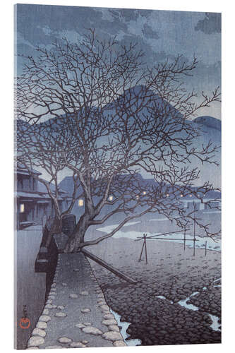 Akrylbilde Evening in Beppu