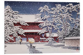 Tableau en PVC Neige au temple de Zojoji