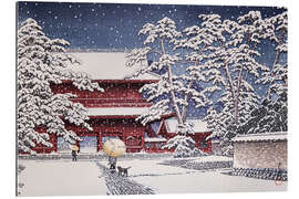 Gallery print Snow at Zojoji Temple