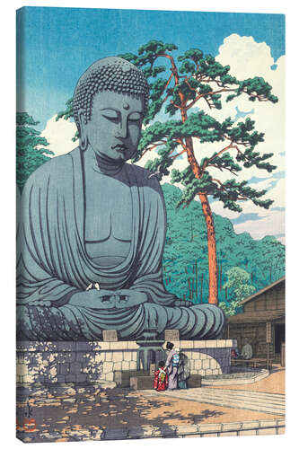 Canvas print The Great Buddha at Kamakura (Kamakura daibutsu)