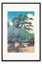 Gerahmter Kunstdruck Großer Buddha in Kamakura