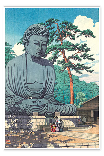 Póster Gran Buda en Kamakura