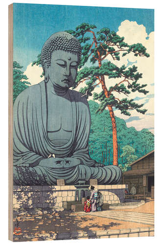 Wood print The Great Buddha at Kamakura (Kamakura daibutsu)