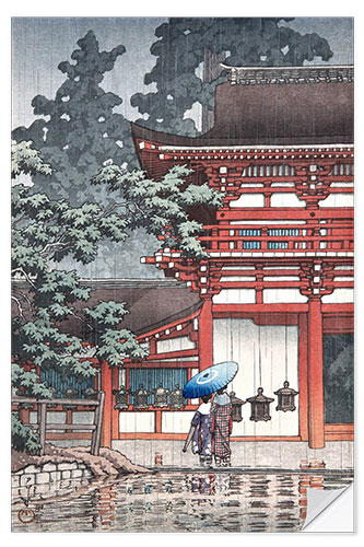 Wall sticker Rain at Kasuga Shrine, Nara