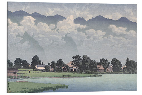 Aluminium print Kizaki Lake, Shin Hanga