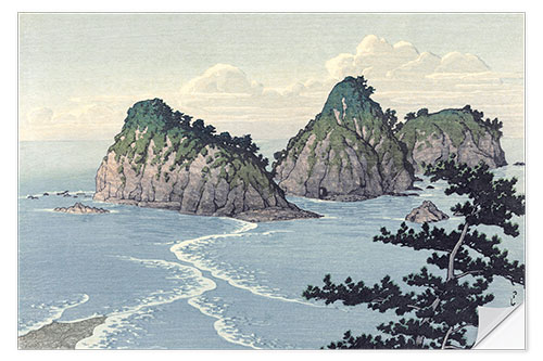 Selvklebende plakat Dôgashima Island in the district of Izu