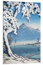 Gallery print Fuji after the snow in Tagonoura Bay