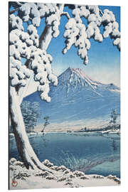 Magnettafel Fuji nach dem Schnee in der Tagonoura Bay