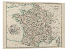 Foam board print France 19th century