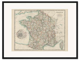 Gerahmter Kunstdruck Frankreich 19. Jahrhundert (englisch)