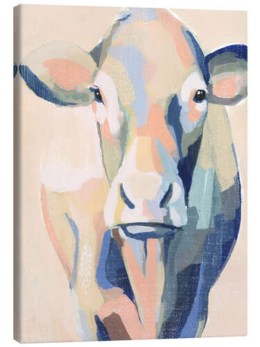 Canvas-taulu Beige cow II