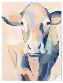 Wall sticker Beige cow II