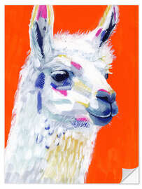 Wall sticker Pop Art Lama