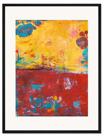 Gerahmter Kunstdruck Mexikanische Rose