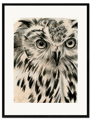 Framed art print Owls portrait II